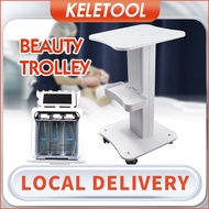 Professional ABS Beauty Salon Trolley Salon Pedestal Rolling Cart Wheel Stand beauty equipment troll