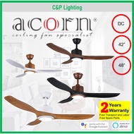 [Installation Promo] Acorn Creation DC-168 42" / 48" 3 Blade DC Smart Ceiling Fan w/ Light and Remote