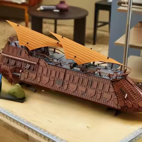 Moc UCS Jabba's Sail Barge Building Blocks Sets Compatible With Legoed Particles Suitable For Christ