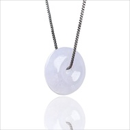 【願‧平安】冰種紫羅蘭平安扣項鍊 | 天然緬甸玉A貨翡翠 | 送禮