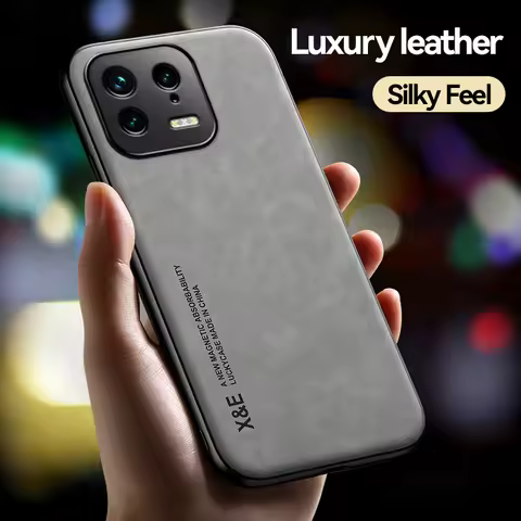 For Xiaomi 13 Luxury Leather Magnetic Case Shockproof Bumper Soft Back Cover For Xiaomi 13 Pro 13 Li