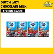 Dutch Lady UHT Milk 4 x 125ml - Chocolate