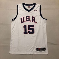 NBA USA 2007 FIBA Carmelo Anthony #15 swingman authentic au basketball Jersey 球衣 波衫