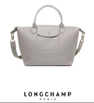 Longchamp Le Pliage Neo top handle bag (light grey)