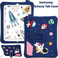 Samsung Galaxy Tab A 8.0 Case 2019 SM T290/T295/T297 Tab A8 X200/X205 Case with Kickstand Shockproof Light Weight Spaceman Cartoon Cover for Galaxy Tab A7 S6 Lite P610/P615/T220/T225