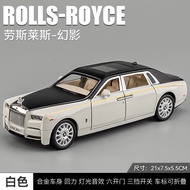Rolls Royce & Rolls Royce โมเดลแบบจำลองรถจากโลหะอัลลอยด์อินเทรนด์เล่นด้วยมืออะคริลิคลูกเต๋าของเล่นหล
