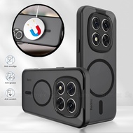 Shockproof Matte Phone Case For Redmi Note15 Note 15 Pro Plus 5G 4G Magnetic Wireless Charge Ring Ca