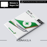 Refrigerator Magnet - EVA Air Glossy Fridge Magnet Collection Souvenir Gift
