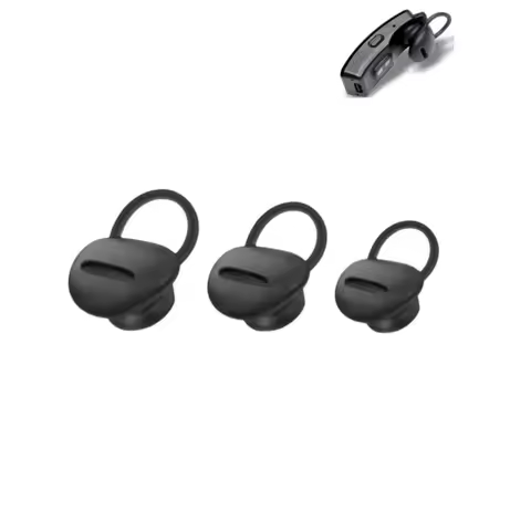 3 Pcs Black Earplugs in-Ear Ear Tips for Huawei TalkBand B6 B7 Earphones (S/M/L)