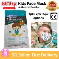 Nuby Kids Face Mask 10pc / 20pc / 50pc (Dragon Castle or Princess options) kids surgical mask