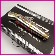⭐ ✸ ♚ (100% Original Creed Exhaust) Universal 51mm Motorcycle Exhaust Pipe Canister / Creed Exhaust