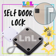 LNL Punch Free Automatic Door Closer for Smart Swing Door Sliding Door Lock Door Stopper Penutup Pin