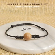HITAM KAYU Bracelet Wood Bracelet Sandalwood Agarwood Fragrant, You Are The One Who Is The One Who Is The Original 100% Sea Root Bahar, The Original Bidara Current Rope, 100% Sea, Simple Black Rope model For Men, Women, Cool Girls