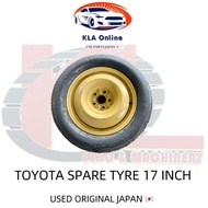 134.TOYOTA SPARE TYRE/TAYAR/TIRE 17INCH/16INCH/15INCH 5H PCD114.3 FOR VELLFIRE/ALPHARD/HARRIER/ESTIM