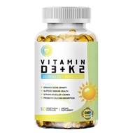 ISNIH Vitamin D3 K2 Capsule 20000 IU วิตามิน D3 K2 ดีต่อสุขภาพข้อต่อและส่งเสริมการดูดซึมแคลเซียม
