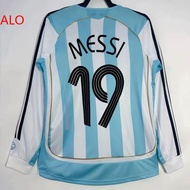 Vintage Long-Sleeve Jerseys Barcelona Real Madrid Argentina Ac Milan Inter Milan Juventus Soccer Shi