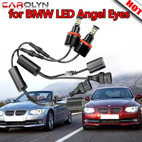 Car LED Angel Eyes Fog Lamp Marker Light Bulbs H8 For BMW E81 E82 E87 E88 E90 E92 M3 E93 E60 E70 X5 
