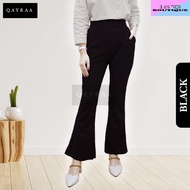 QAYRAA Seluar Palazo POCKET Botcut Slimfit LAICI / Ladies Bootcut Palazzo Casual Pants /- Free Size