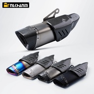Akapovic Universal 51mm Motorcycle Exhaust muffler with DB Killer For R1 R3 R25 ZX6R Z250 Z900 MT09 