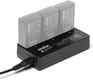 Godox VC26T トリプルバッテリー充電器、Godox AD100PRO V860III-C V860III-N V860III-S V1-C V1-N V1-S V1-PROC V1-PRON