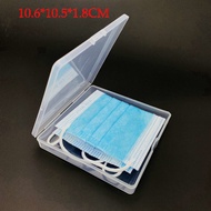 [SG] Transparent Clear Mask Keeper Holder Hard Case Storage Box – For disposable/resuable/surgical face masks