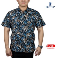 BENTOP [LE] Baju Kemeja Batik Slim Fit Floral Series [ 1 ]  [Live Exclusive]