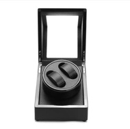 Automatic Watch Winder 2+0 Wood Display Storage Show Box Dual Watches Gift - intl Black New