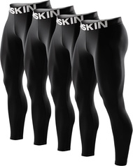 DRSKIN 5, 4, 3 or 1 Pack Men’s Compression Pants Tights Leggings Sports Baselayer Running Athletic W