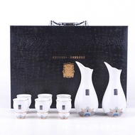 Small Wine Glass Ceramic Wine Set Gift Box Wine Dispenser Wine Set 6 Glass Wine Glass Wine Tasting U