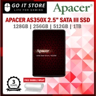 Apacer AS350 AS350X Panther 2.5" SATA III Internal Solid State Drives SSD (128GB/ 256GB/ 512GB/ 1TB)