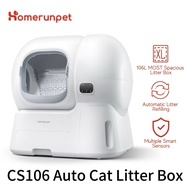 Homerunpet 霍曼 CS106 Large Auto Refill Automatic Cat Litter Box with Camera 106L 可视智能猫砂盆CS106 自动补砂自动铲