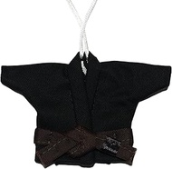 Brazilian Jiu Jitsu Keychain Black BJJ Gi with BJJ Belts White Blue Purple Brown Black Belt Gift, Br