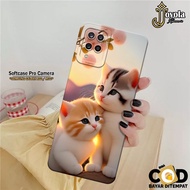 HP JOYOLA Case Samsung Galaxy A12 / M12 Latest Fashion Case Cute Cat Softcase Samsung Galaxy A12 / M