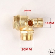 BP {DRHT} 3 Port Brass Central Pneumatic 40400 Air Compressor Check Valve Thread