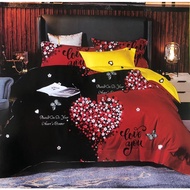🇲🇾READY STOCK🇲🇾 COMFORTER TEBAL SET 7pcs TOTO Queen cadar ada getah⭐️ DUAL COLOR  | Full Bedding Set