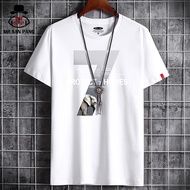 MSP Newest T Shirt for Men Clothing Fitness White O Neck Man T-shirt For Male Oversized Anime S-6XL