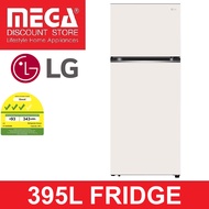 LG GT-B3952BN 395L 2-DOOR FRIDGE + FREE $50 VOUCHER REDEEM FROM LG