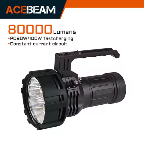 ACEBEAM X75 1150 Meters Beam Throw Max 80000 High Lumens Brightest Flashlight, USB PD60W-100W Fast C