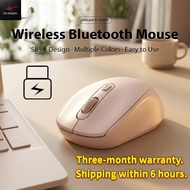 GEESO Wireless Silent Mouse USB Mini Receiver - Pink, Silent Buttons, Ergonomic Design, Compact