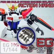 3d print ACTION For EG 1/144 BUILD STRIKE EXCEED GALAXY In The Set Has 5 Pairs Of Hands.