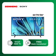 Sony BRAVIA 3 4K HDR Processor X1™ 4K Ultra HD HDR Google TV 65" 75" / 85" Television Televisyen