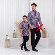 Undurjoyo Set Couple Keluarga Ayra Gown Batik Lilac Modern