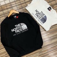 外國預訂 2色選 the north face 山系拼色雪山logo 長袖有內絨衛衣