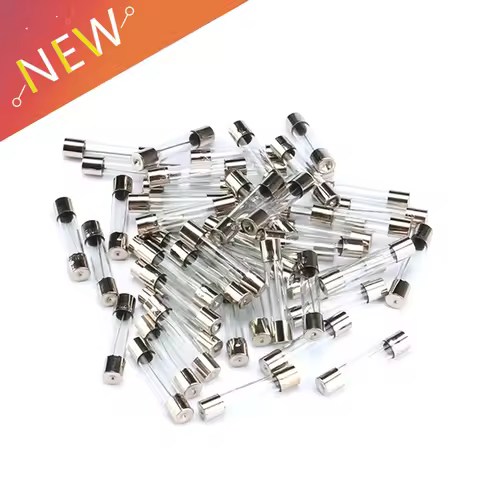 100pcs Fast-blow Glass Fuses Assorted Kit 5*20mm 250V 0.5A 1A 2A 3A 4A 5A 6A 7A 8A 10A 15A AMP Tube 