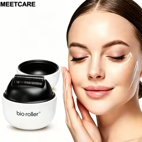 1/2/4/6Pcs Derma Roller Microneedling 1200pin for Beard Hair Growth Dermaroller Anti Acne Scars Skin