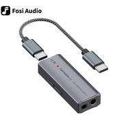 Fosi Audio DS2 DS512 HiFi DAC Headphone Amplifier Mini Audio USB DAC Amp Support 32bit/768kHz with 3.5MM &amp; 4.4MM Dual Outputs