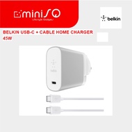 BELKIN USB-C + CABLE HOME CHARGER 45W