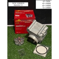 ESR X REDLEO Y15ZR/LC135 RACING BLOCK V2 PRO 65MM 72MM BODY TAMBAH +14MM +10MM +3MM BODY PANJANG