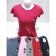 LADIES BLOUSE Mickey mouse logo packet deign