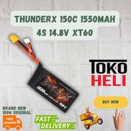 ThunderX 150C 1550mah 14.8V 4S Lipo Battery XT60